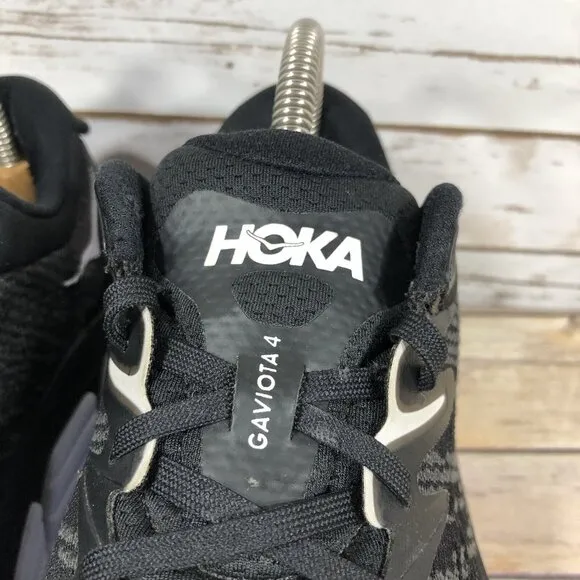 Hoka One One Gaviota 4 Shoes Womens Size 9 Athletic Running Jogging Black