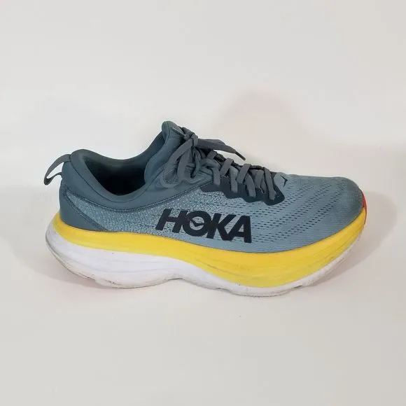 Hoka One One Mens 11D Bondi 8 1123202 GBMS Blue Running Shoes Sneakers