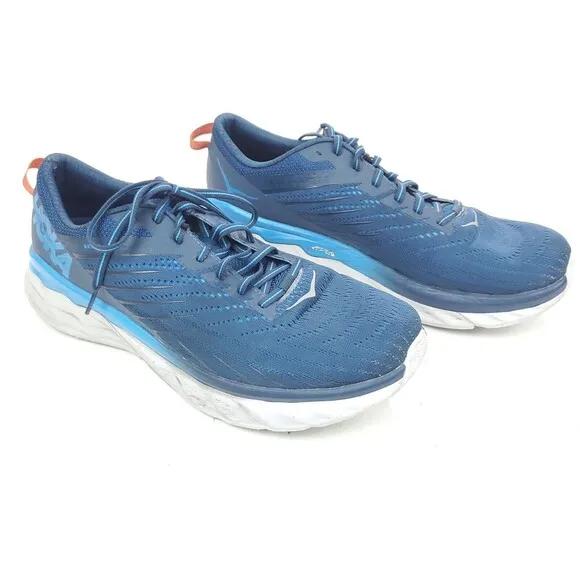 Hoka One One Mens Arahi 4 Majolica Blue/Dresden Blue Running Shoes Size 11.5