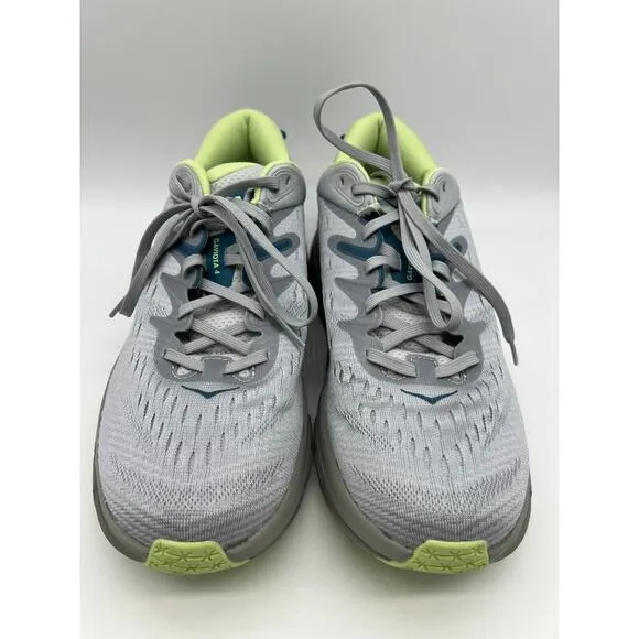 Hoka One One Mens Gaviota 4 Running Shoes Grey 1123189 HMBT Size 9.5D🛒