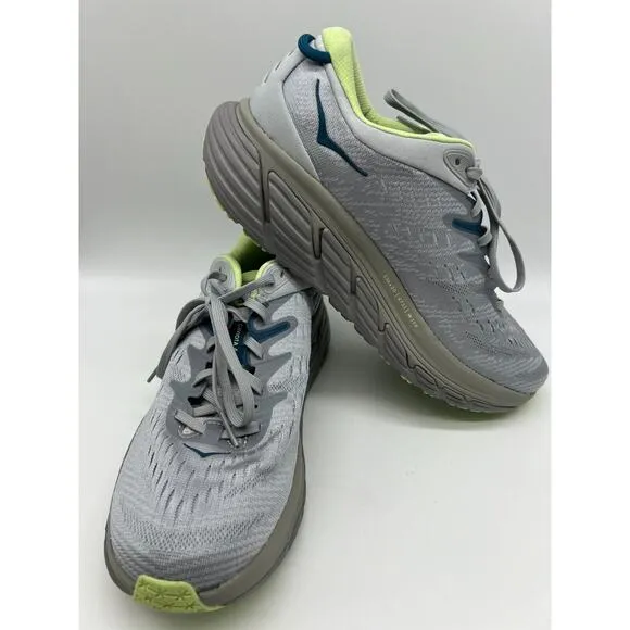 Hoka One One Mens Gaviota 4 Running Shoes Grey 1123189 HMBT Size 9.5D🛒