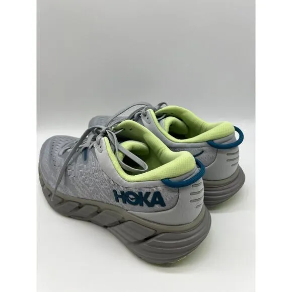 Hoka One One Mens Gaviota 4 Running Shoes Grey 1123189 HMBT Size 9.5D🛒