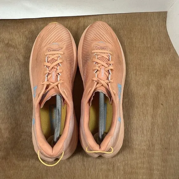 Hoka One One Rincon 3 Women Size 12 Orange  Running Shoes