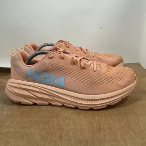 Hoka One One Rincon 3 Women Size 12 Orange  Running Shoes