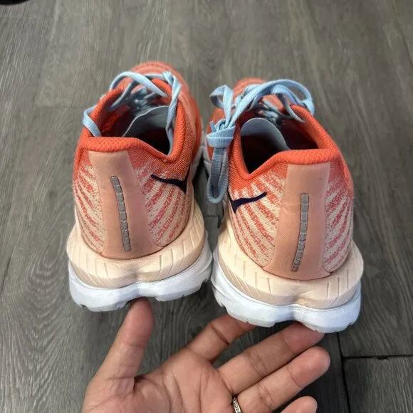 Hoka One One Womens Mach 5 Running Shoes Camellia Peach Running Shoe Size 10.5 B