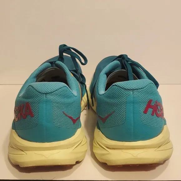 Hoka One One Zinal Running Shoes Mens 1119399 DLCR Blue Green Orange Siz…