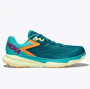 Hoka One One Zinal Running Shoes Mens 1119399 DLCR Blue Green Orange Siz…