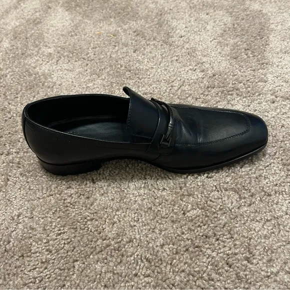 Hugo Boss Black Leather Dress Shoes Men’s Size 7 Black