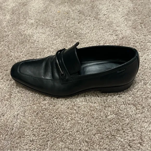 Hugo Boss Black Leather Dress Shoes Men’s Size 7 Black