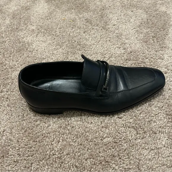 Hugo Boss Black Leather Dress Shoes Men’s Size 7 Black