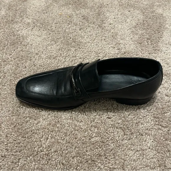 Hugo Boss Black Leather Dress Shoes Men’s Size 7 Black