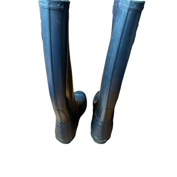 Hunter Rain Boots Hunter Green Rain Boots Size 5 Womans