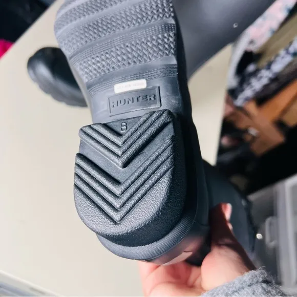 Hunter rain boots youth 5G black