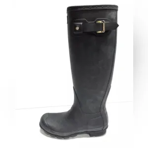 Hunter Women’s Original Tall Rain Boots Black, Size 5 M