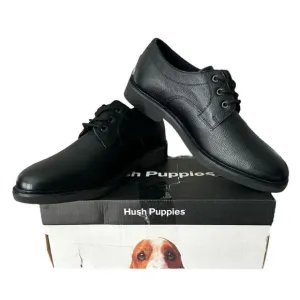 Hush Puppies Detroit PT Oxford Black Leather Men’s Size 11 HM 02153-007
