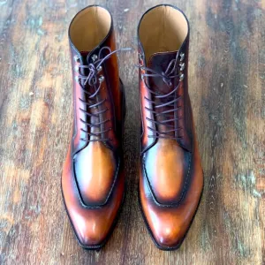 Idris immanual Handmade and hand painted boots by