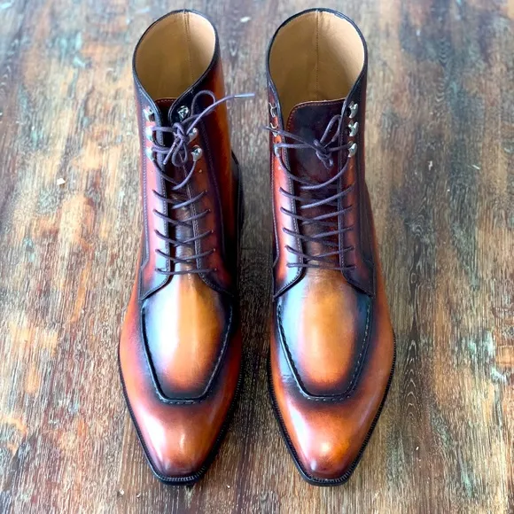 Idris immanual Handmade and hand painted boots by
