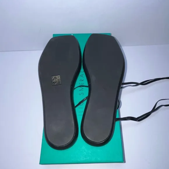 Ilio Smeraldo Black Sandals