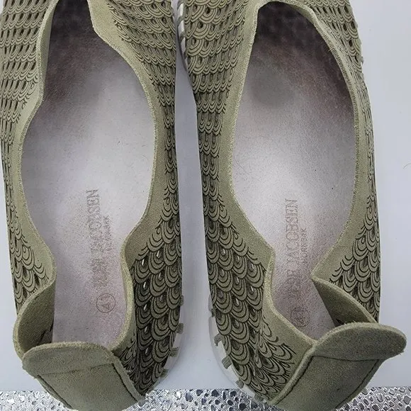 Ilse Jacobsen Tulip Light Weight Slip On Perforated Flat Sneakers Falcon EU 41