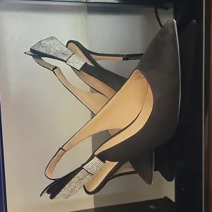 INC Cersei 3.5 in Heels with Rhinestone Bow