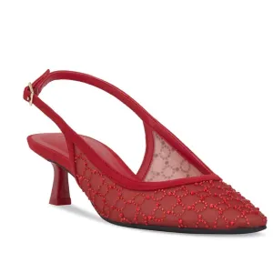 INC Elegant Red Slingback Heels