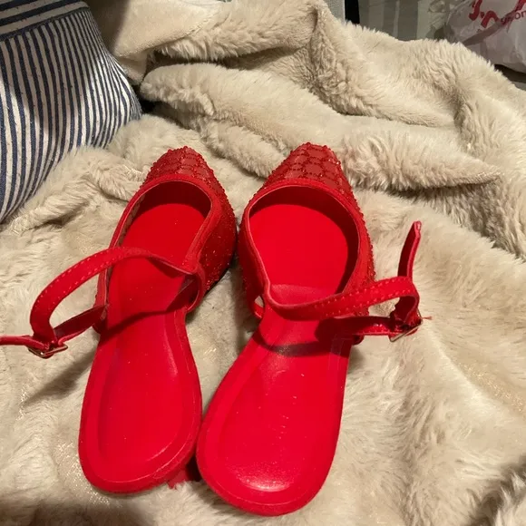 INC Elegant Red Slingback Heels