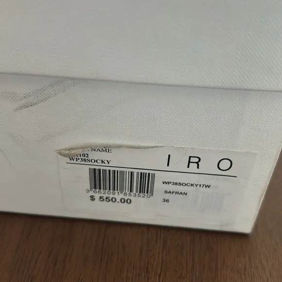 IRO heel boots. Barely worn.