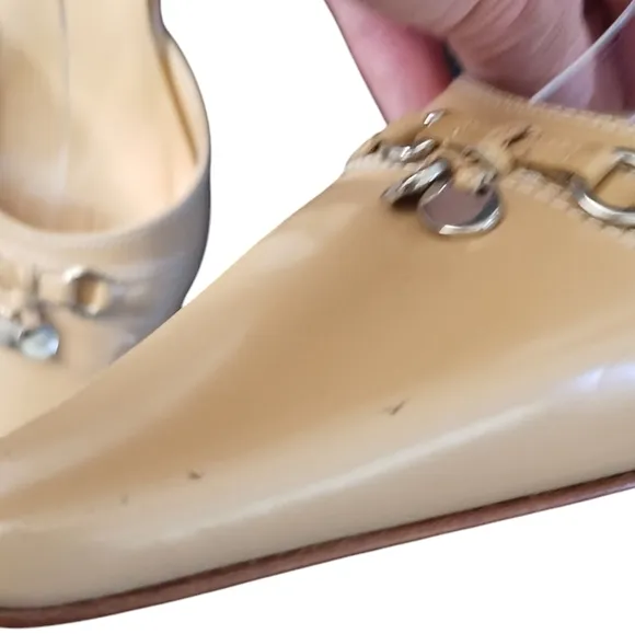 Isaac Mizrahi Women's Tan Slingback Heels