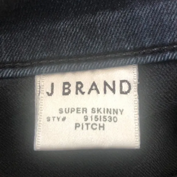 J Brand super skinny jeans.