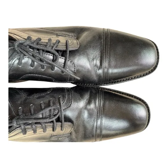 J. Murphy By Johnston &amp; Murphy Lace‎ Up Men's Black Dress Shoes US Size 10.5 New