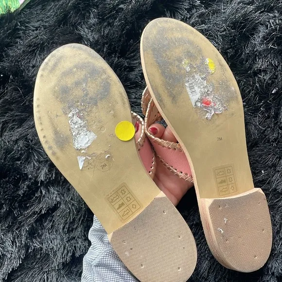 Jack Rogers 7 pink sandals
