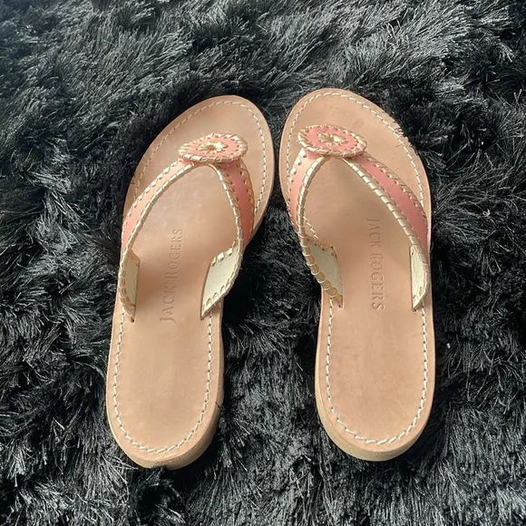 Jack Rogers 7 pink sandals