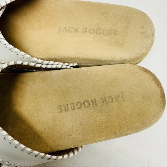 Jack Rogers Lexi Criss-Cross Sandals White size 9.5