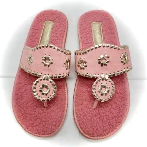 Jack Rogers Women's Faux Fur Sandals NWT