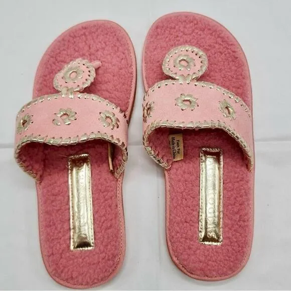 Jack Rogers Women's Faux Fur Sandals NWT