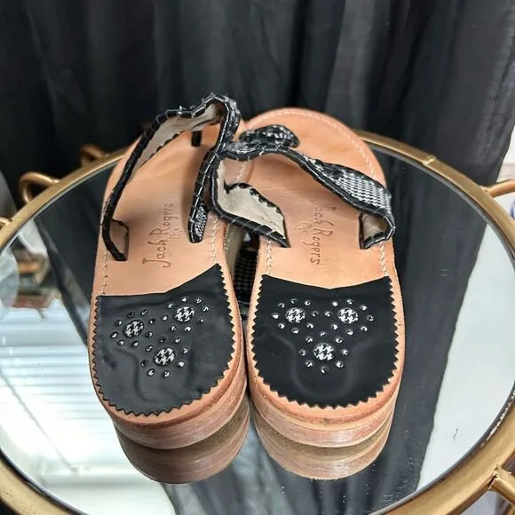 Jack Rogers Houndstooth sandals