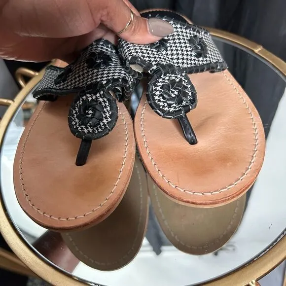 Jack Rogers Houndstooth sandals