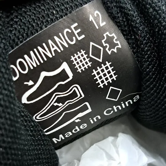 Javi Dominance Sneakers (Black) Size 12 Men