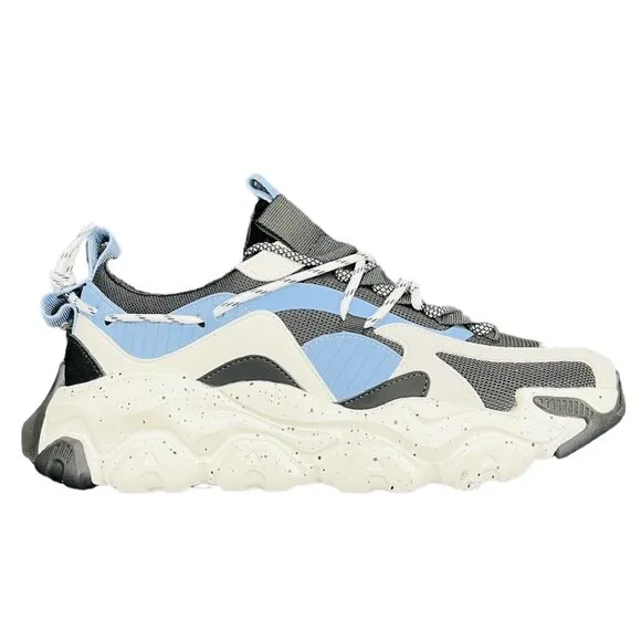 JAVI Mens Cited Blue Black Sneakers