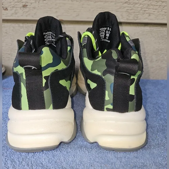 JAVI Predator Camo Casual Lace-Up Sneakers Men's Shoe Size 9.5