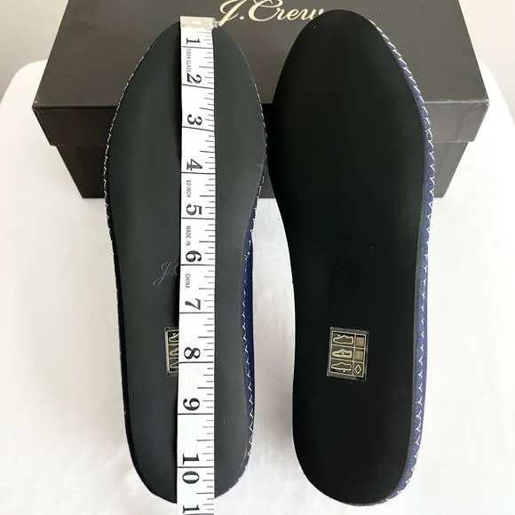 J.CREW Contrast Tipped Loafers Shoes Slippers New In Box