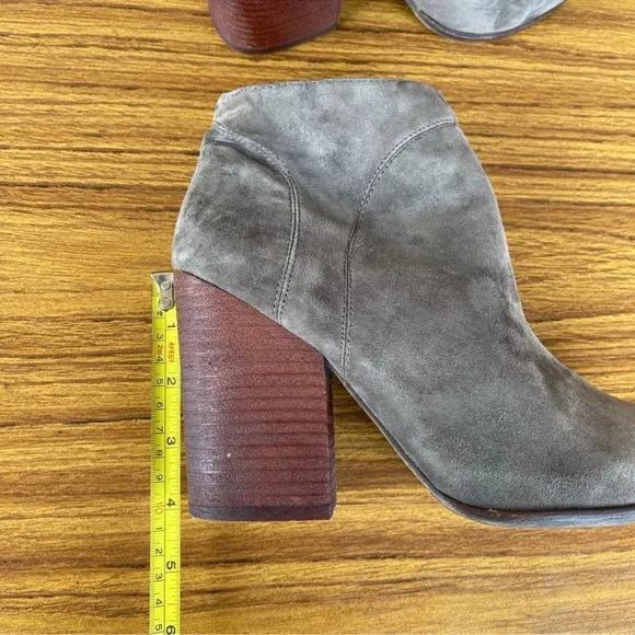 Jeffrey Campbell Gray Hanger Booties 7 M