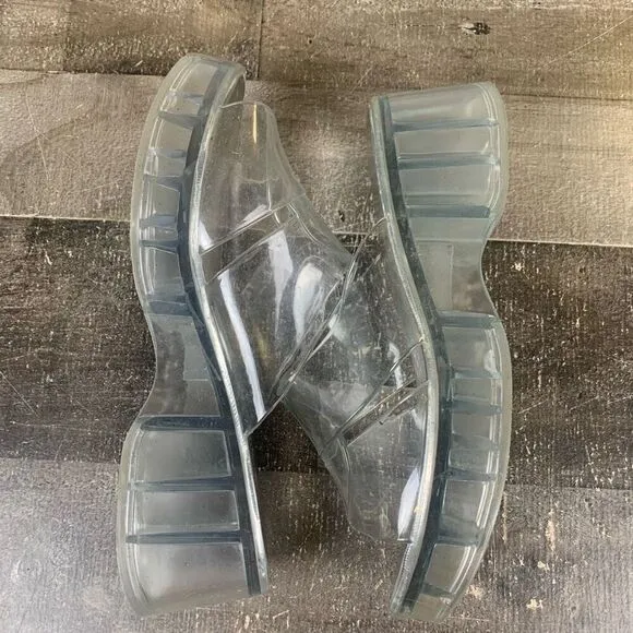 Jeffrey Campbell Women’s Size 10 Platform Jelly Shoes Clear Slip On Open Toe