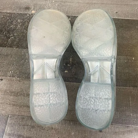 Jeffrey Campbell Women’s Size 10 Platform Jelly Shoes Clear Slip On Open Toe