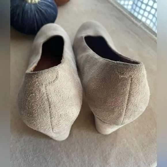 Jeffrey Campbell chunky heel suede shoes size 8