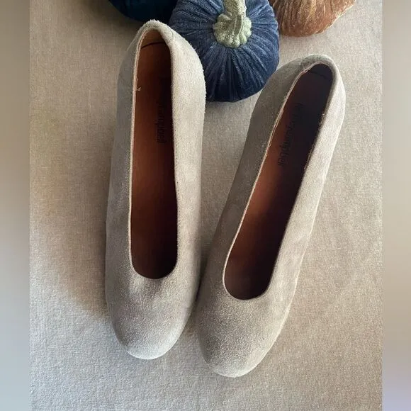 Jeffrey Campbell chunky heel suede shoes size 8