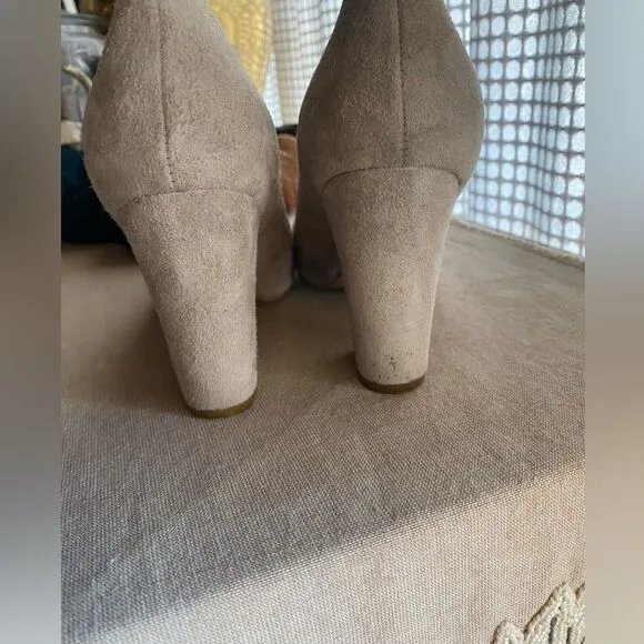 Jeffrey Campbell chunky heel suede shoes size 8