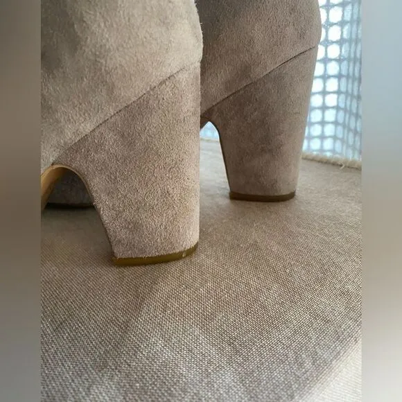 Jeffrey Campbell chunky heel suede shoes size 8