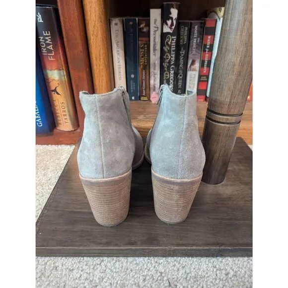 Jeffrey Campbell Boots Kamet 2 Taupe Suede Leather Ankle Boots Size 9 SH33