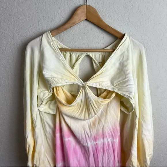 Jen's Pirate Booty Rio Sonora Dress Small Rio Rainbow Lightning Tie Dye Women’s